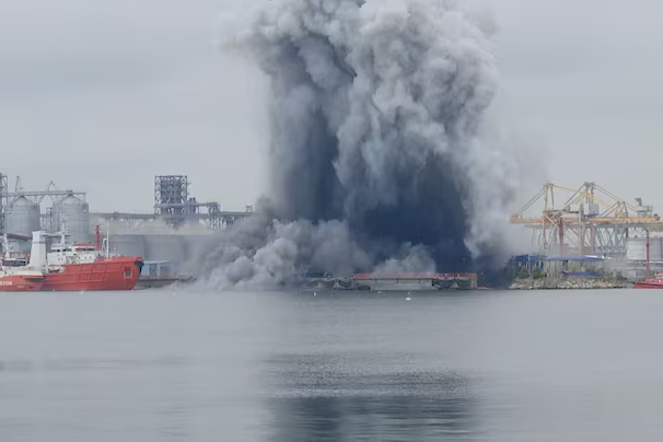 Drone explodes in Romanian port: Ukraine blames Russia for it